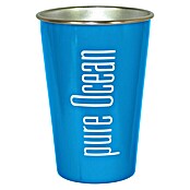 Yachticon Trinkbecher (500 ml, Edelstahl, Blau)