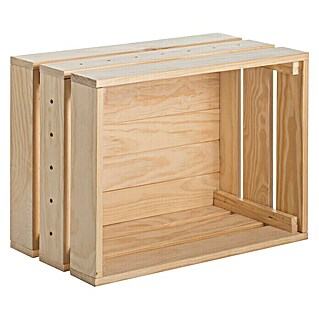 Astigarraga Home Box Caja de madera (L x An x Al: 28 x 51,2 x 38,4 cm, Madera de pino)