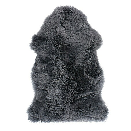 Lammfell Lamm (Grau, Länge: 90 cm)