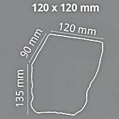 Dekoelement (Konsole, Hellbraun, 9 x 12 x 13,5 cm)