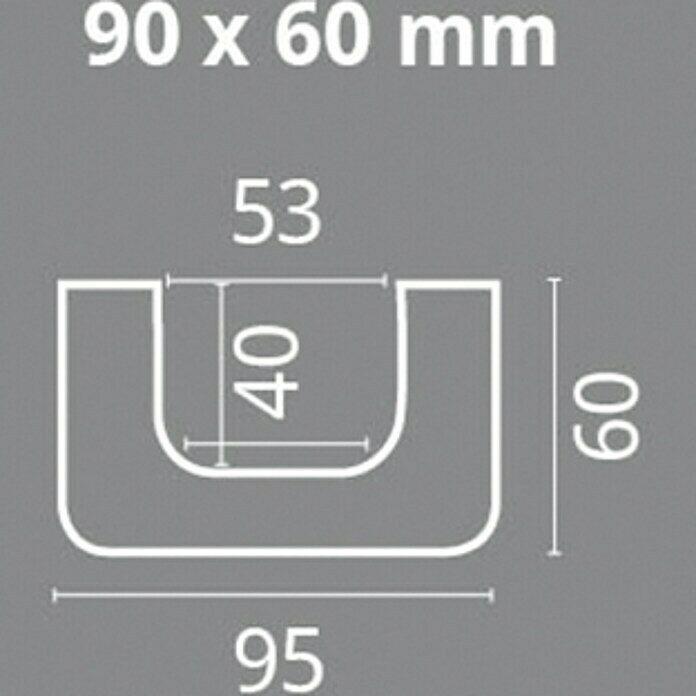 DekobalkenWeiß, 200 x 9,5 x 6 cm, Polyurethan Front View