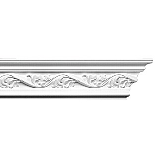 Zierprofil Prestige Andrea (L x B x H: 200 x 7,5 x 13 cm, Expandiertes Polystyrol (EPS))