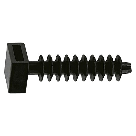 Index Taco para material aislante para bridas (Plástico, Negro, M6)
