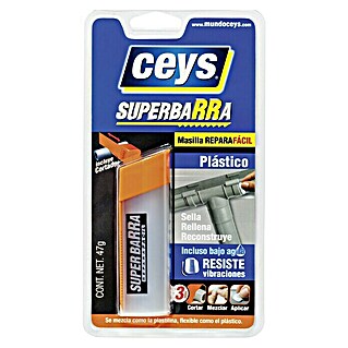 Ceys Masilla epoxi Superbarra Plástico (Blanco)