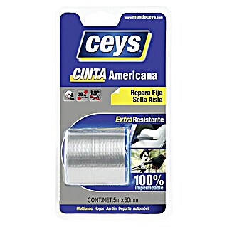 Ceys Film adhesivo Americana (Gris, 5 m x 50 mm)