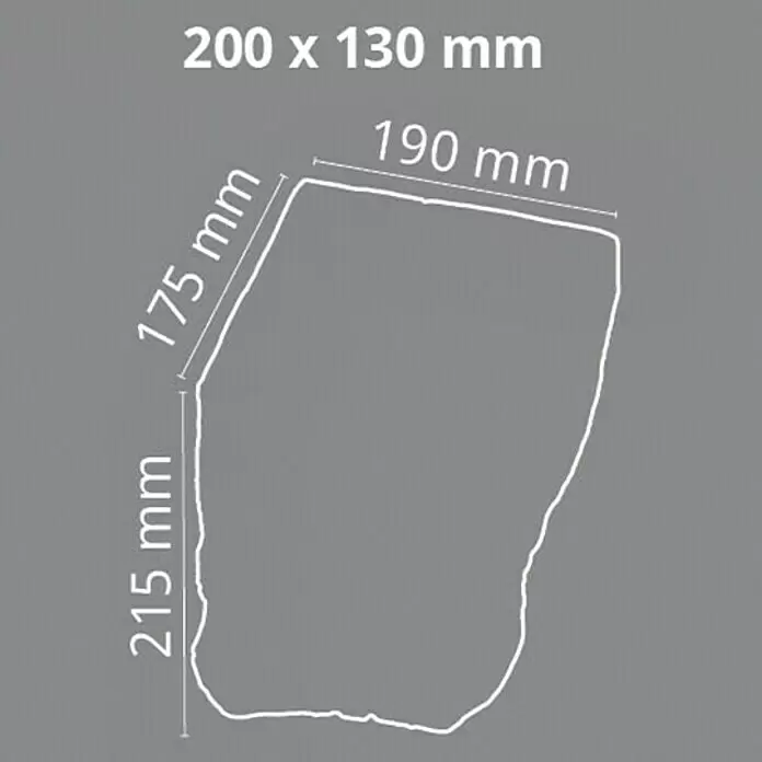 Dekoelement - Konsole, Weiß, 17,5 x 19 x 21,5 cm - Vorderansicht