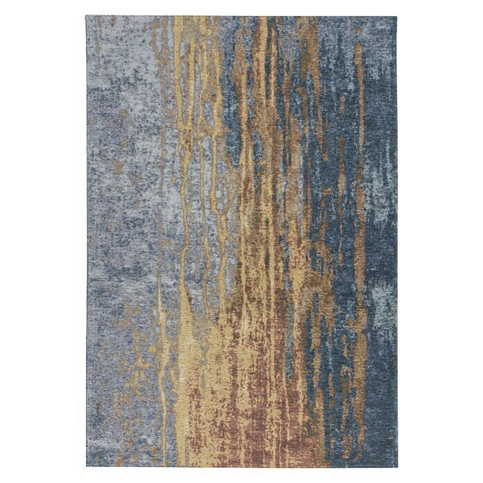 Kayoom Flachgewebeteppich Blaze (Beige/Blau, 170 x 115 cm, 74 % Polyester)