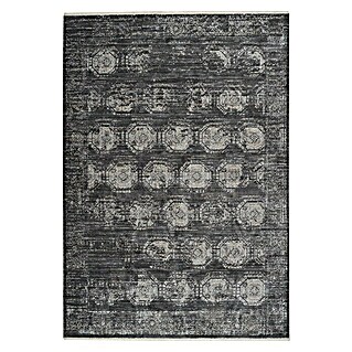 Kayoom Kurzflorteppich Baroque I (Anthrazit, 170 x 120 cm, 100 % Polyester)