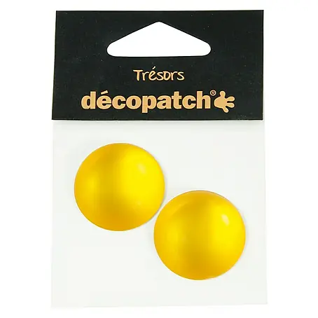Décopatch  Pieza decorativa Trésors Cercles amarillo