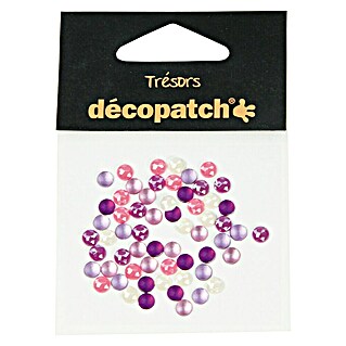 Décopatch Elemento decorativo Trésors Piedras (Rosa/Lila, Plástico, 60 pzs.)