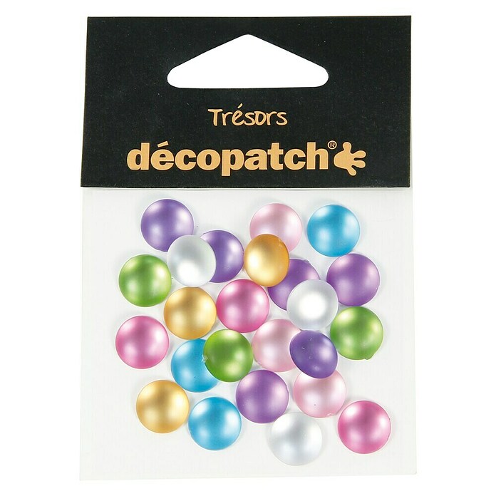 Décopatch Pieza decorativa Trésors Pearl Pastel (24 uds., 1 x 1 cm)