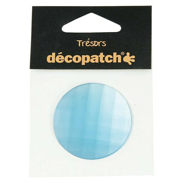 Décopatch Pieza decorativa Trésors Cercle azul (4,5 x 2 cm)
