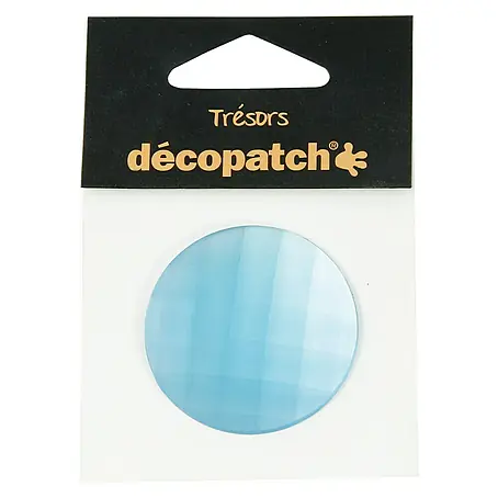 Décopatch  Pieza decorativa Trésors Cercle azul