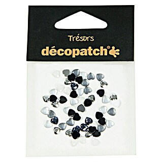 Décopatch Elemento decorativo Trésors Corazones (Negro/Blanco, Plástico, 60 pzs.)