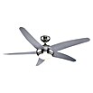 Proklima Deckenventilator Fabiola (132 cm, Silber, 80 W)