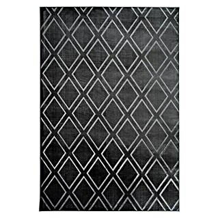 Kayoom Kurzflorteppich Monroe III (Anthrazit, 290 x 200 cm, 100 % Polyester)