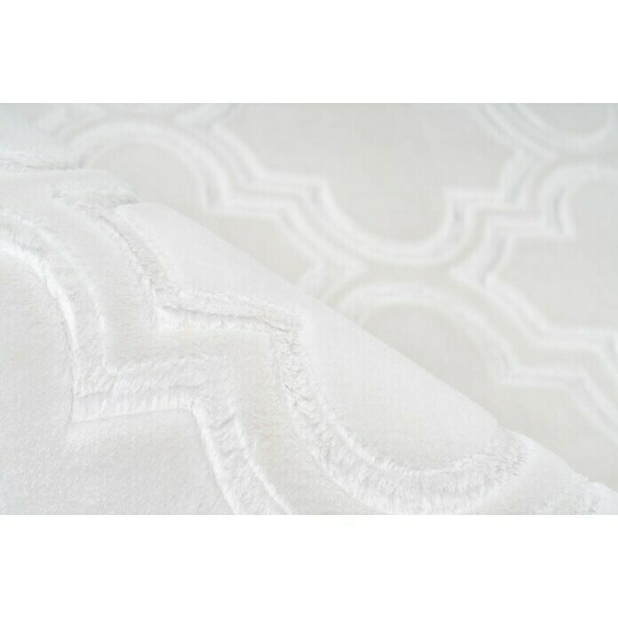 Kayoom Kurzflorteppich (Weiß, 300 x 80 cm)