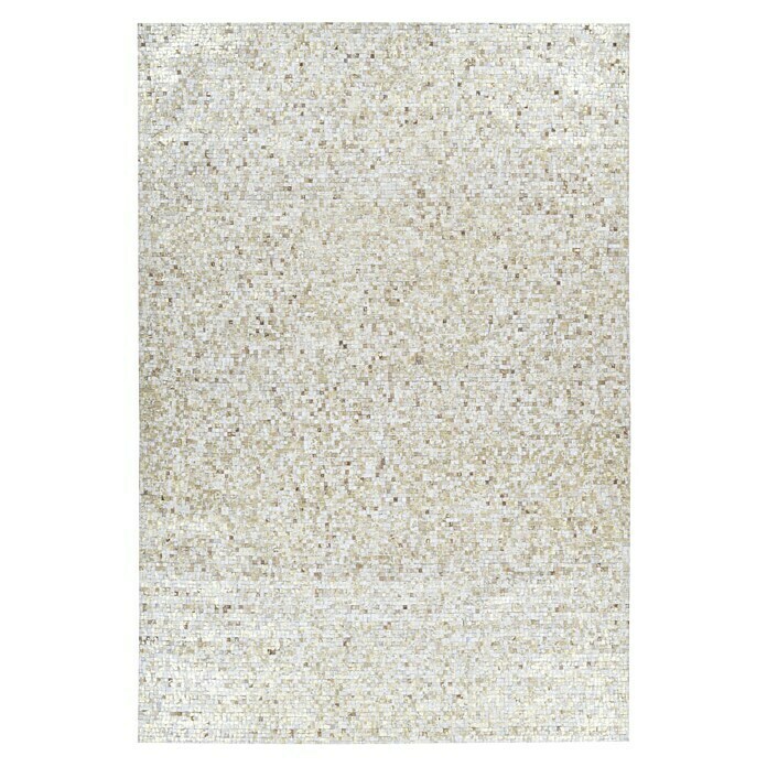 Kayoom Echtlederteppich FinishBeige, 150 x 80 cm, 100 % Leder View From Above