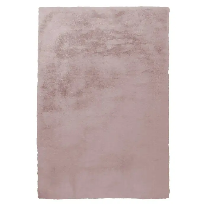 Kayoom Hochflorteppich Rabbit - Rosa, 280 x 180 cm, 100 % Polyester - Ein zarter, roséfarbener Teppich mit weicher Textur. Der perfekte Akzent für ein gemütliches Zuhause und stilvolle Raumgestaltung.