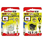 Fischer Ganchos para cuadros sin herramientas (Capacidad de carga: 8 kg, 8 uds., Blanco)
