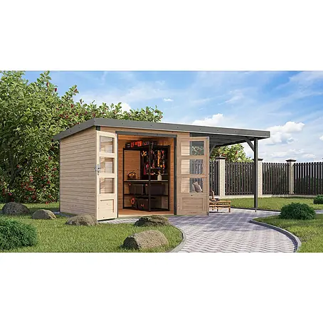 Karibu  Gartenhaus Jupiter 3,5 A