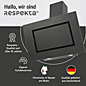 Respekta Campana decorativa Blacksteel Ne (Ancho: 90 cm, Máx. Potencia del ventilador en modo extracción: 502,6 m³/h, Negro metalizado) | BAUHAUS