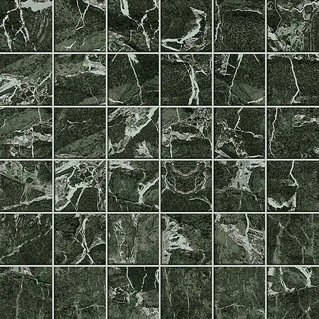 Atlas Concorde Solution Marble Vison Mosaikfliese Verde Bosco