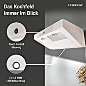 Respekta Unterbauhaube Sanja (Breite: 59,8 cm, Max. Gebläseleistung Abluftbetrieb: 406 m³/h, Weiß) | BAUHAUS