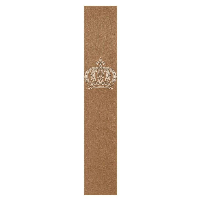 Glööckler Pompöös Provence Vliestapete Panel Krone (Kupfer, Metalloptik, 3 x 0,53 m) | BAUHAUS