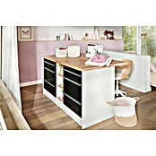 Respekta Cocina de isla Gabriel (Ancho: 150 cm, Gris, Sin electrodomésticos) | BAUHAUS
