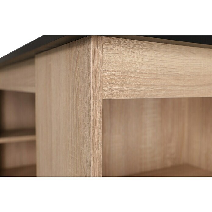 Respekta Merle Bartisch (L x B x H: 67 x 138 x 108 cm, Schwarz Matt) | BAUHAUS