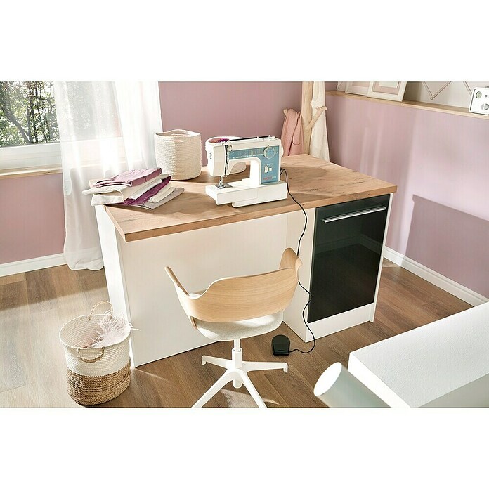 Respekta Cocina de isla Gabriel (Ancho: 150 cm, Gris, Sin electrodomésticos) | BAUHAUS