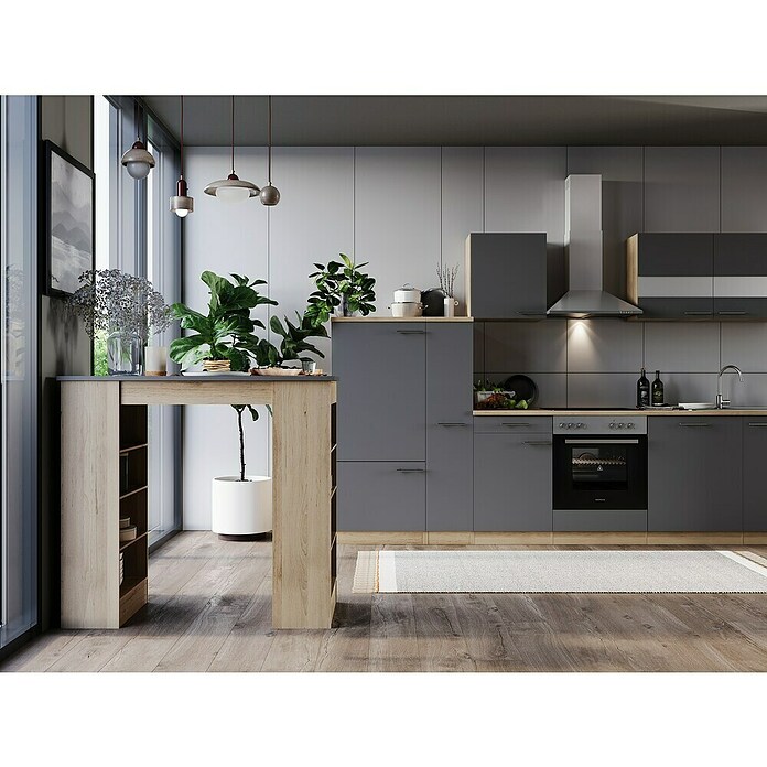 Respekta Merle Bartisch (L x B x H: 67 x 138 x 108 cm, Grau Matt) | BAUHAUS
