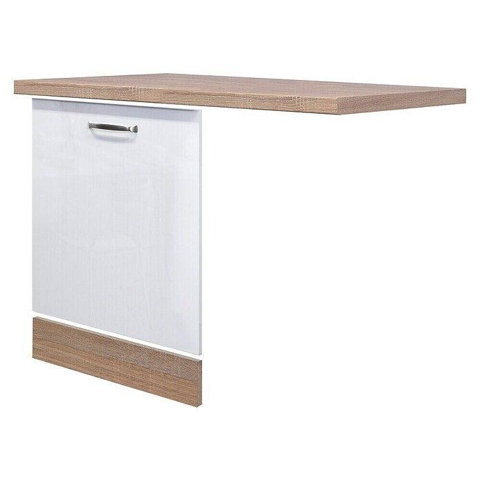 Flex-Well Valero Geschirrspülerfront (L x B x H: 60 x 110 x 86 cm, Weiß) | BAUHAUS