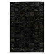 Kayoom Echtlederteppich Viola (Schwarz, 170 x 120 cm, 100 % Echtleder)