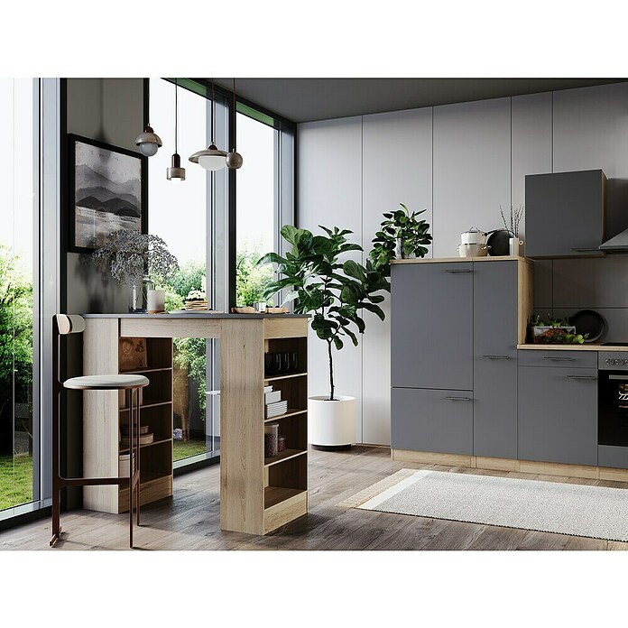 Respekta Merle Bartisch (L x B x H: 67 x 138 x 108 cm, Grau Matt) | BAUHAUS