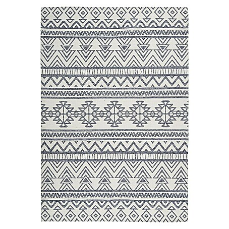 Kayoom Flachgewebeteppich Yoga (Anthrazit/Grau, 290 x 200 cm, 100 % Polyester)