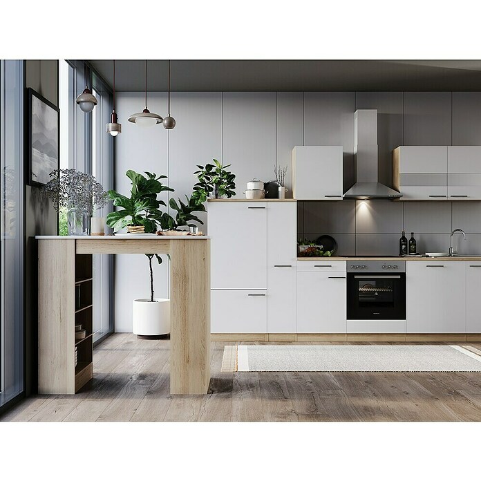Respekta Merle Bartisch (L x B x H: 67 x 138 x 108 cm, Weiß Matt) | BAUHAUS
