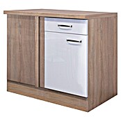 Flex-Well Valero Eck-Unterschrank (L x B x H: 60 x 110 x 86 cm, Weiß) | BAUHAUS