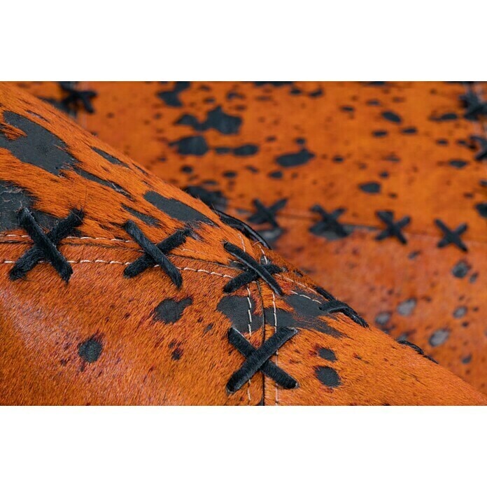 Kayoom Echtlederteppich Viola (Orange, 230 x 160 cm, 100 % Echtleder)