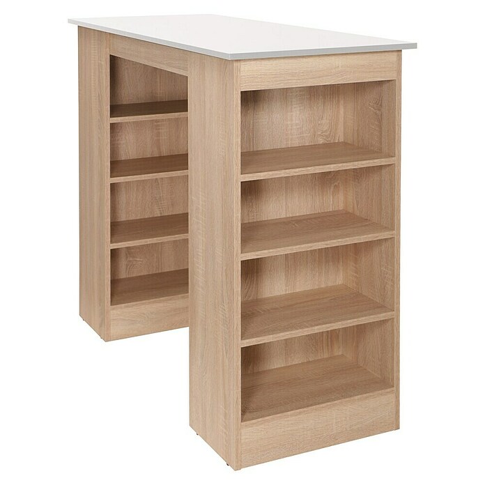 Respekta Merle Bartisch (L x B x H: 67 x 138 x 108 cm, Weiß Matt) | BAUHAUS