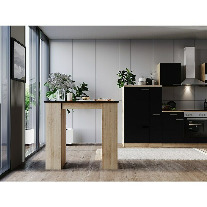 Respekta Merle Bartisch (L x B x H: 67 x 138 x 108 cm, Schwarz Matt) | BAUHAUS
