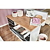 Respekta Cocina de isla Gabriel (Ancho: 150 cm, Gris, Sin electrodomésticos) | BAUHAUS
