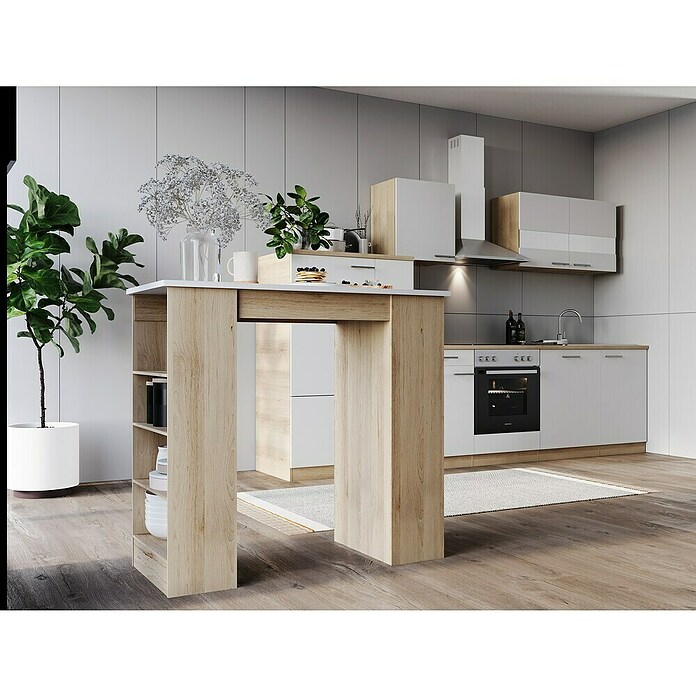 Respekta Merle Bartisch (L x B x H: 67 x 138 x 108 cm, Weiß Matt) | BAUHAUS
