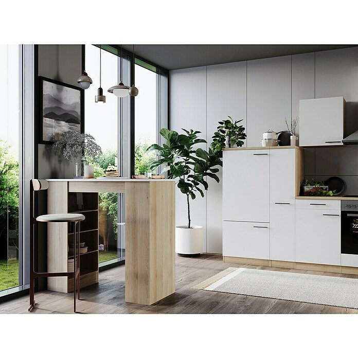 Respekta Merle Bartisch (L x B x H: 67 x 138 x 108 cm, Weiß Matt) | BAUHAUS
