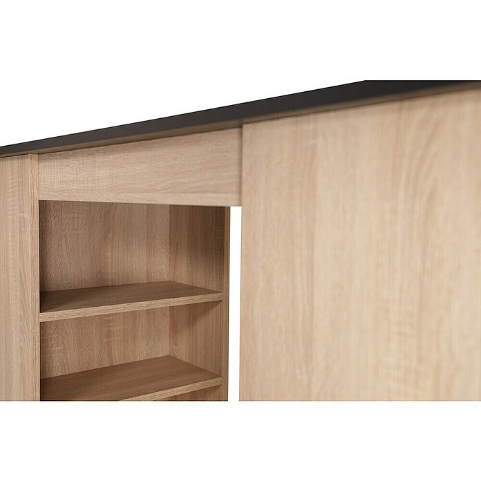 Respekta Merle Bartisch (L x B x H: 67 x 138 x 108 cm, Schwarz Matt) | BAUHAUS