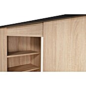 Respekta Merle Bartisch (L x B x H: 67 x 138 x 108 cm, Schwarz Matt) | BAUHAUS