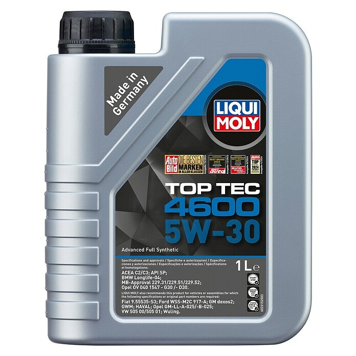 Liqui Moly Motoröl Top Tec 4600 (5W-30, C3, 1 l)