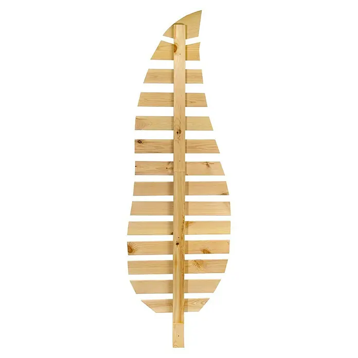 Dobar Rankhilfe Magnolia - 49 x 175 cm, Holz, Naturbelassen - Rustikaler Weihnachtsbaum aus Holzlatten. Der Baum ist eine schöne Dekoidee und lässt sich einfach selbst bauen.