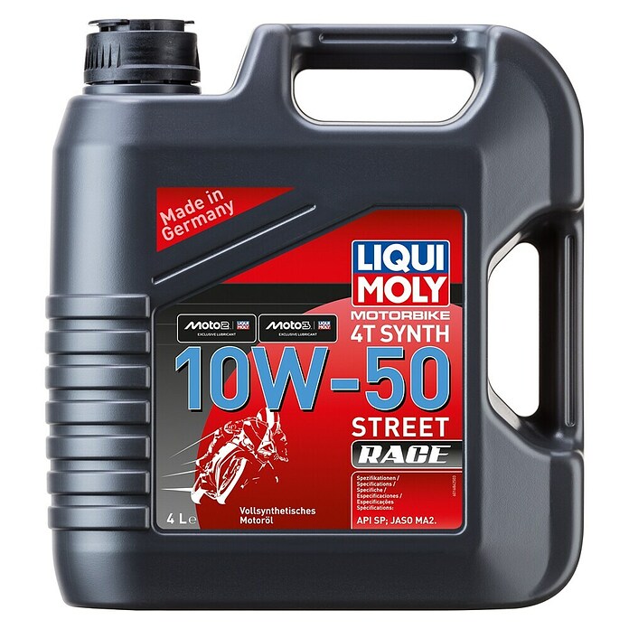 Liqui Moly Aceite para motor Motorbike 4T Synth 10W-50 Street Race (10W-50, 4 l) | BAUHAUS
